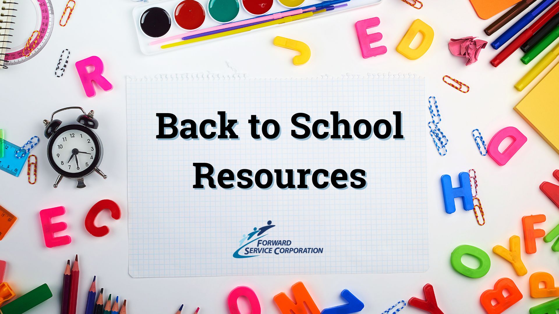 Back to School Resources 2024